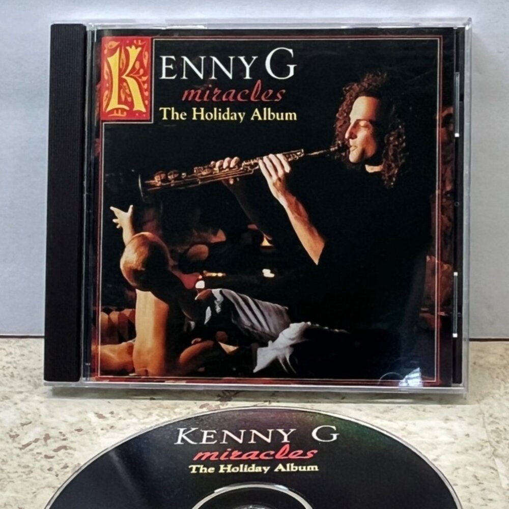 Kenny G Miracles The Holiday Album CD Smooth Jazz Christmas Music 11 Tracks 1994